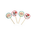 Christmas Cupcake & Cake Topper Picks, Cocktail picks, 12Pcs/Pack